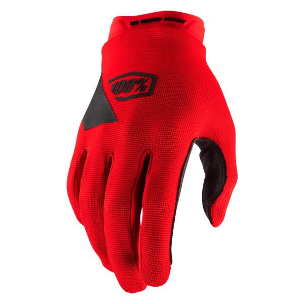 100%® - Ridecamp Youth Gloves (Medium, Red)