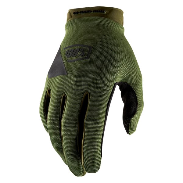 100%® - Ridecamp Men's Gloves (Small, Green)