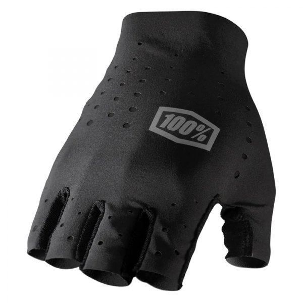 100%® - Sling Bike Shortfinger Gloves (X-Large, Black)
