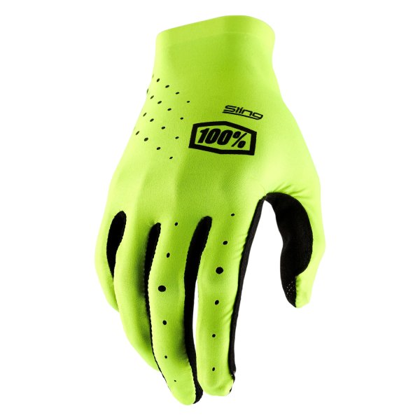100%® - Sling MX Men's Gloves (X-Large, Fluo Yellow)