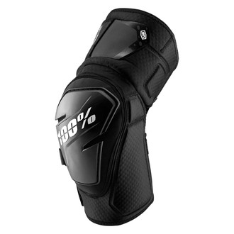 100%® - Fortis Small/Medium Black Knee Guards