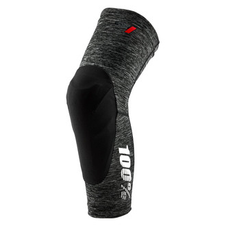 100%® - Teratec X-Large Gray Heather/Black Knee Guards