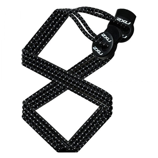 2XU® - 1 Pair Black Performance Locked Laces