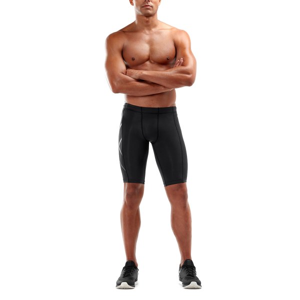 2XU® - Men's Large Black/Nero Regular Compression Shorts