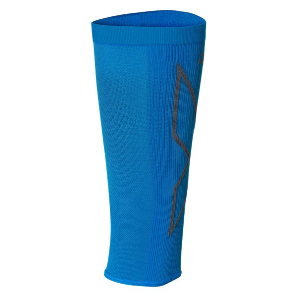 2XU® - Men's X Small Vibrant Blue/Gray Compression Calf Sleeves