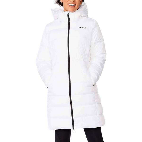 2XU® - Women's UTILITY Small White/Black Longline Insulation Jacket