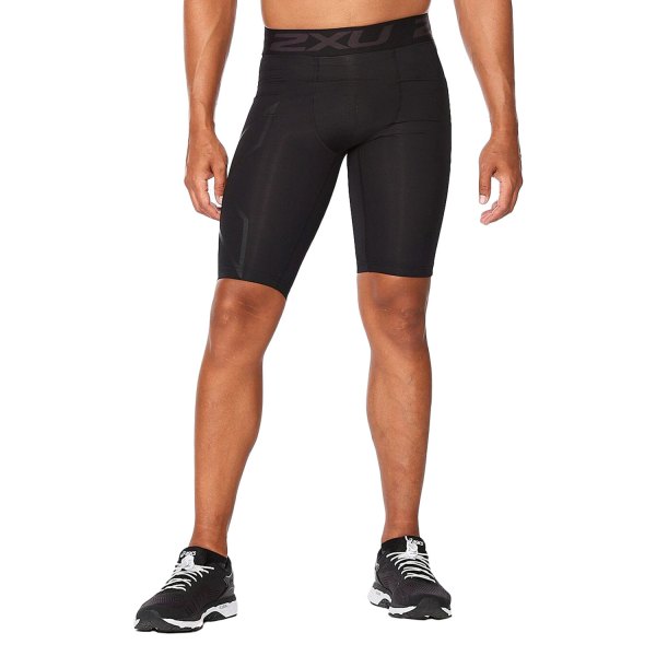 2XU® - Men's Motion Large Black/Nero Compression Shorts