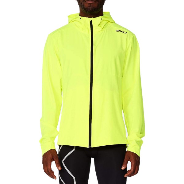 2XU® - Men's Aero X-Small Electric Yellow/Black Reflective Jacket