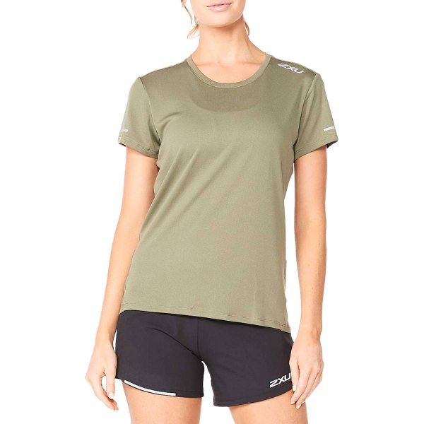 2XU® - Women's Aero Small Alpine/Silver Reflective T-Shirt