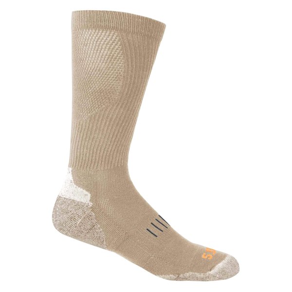 5.11 Tactical® - Year Round™ Brown Large Over-The-Calf Men's Socks