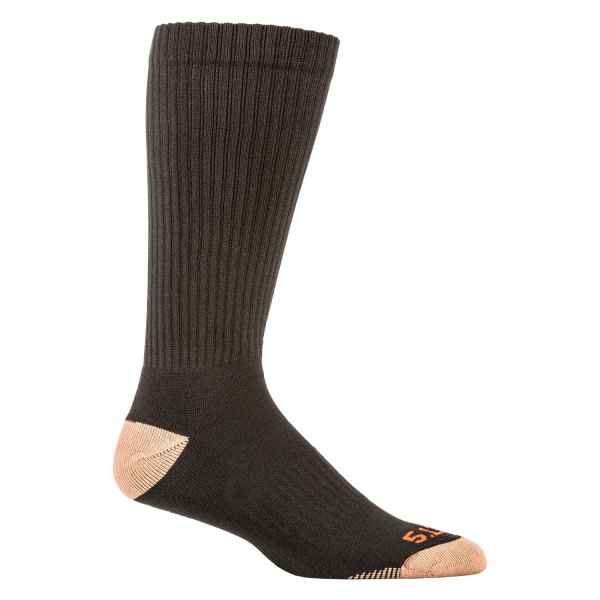 5.11 Tactical® - Cupron™ Black Large/X-Large Over-The-Calf Men's Socks 3 Pairs