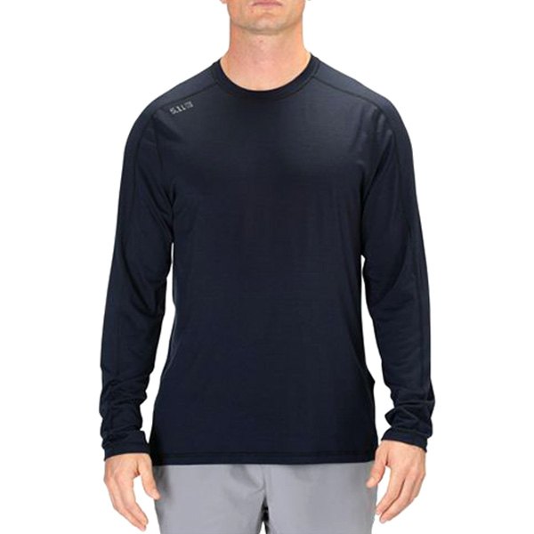 5.11 Tactical® - Range Ready Merino Men's Large Dark Navy Wool Long Sleeve T-Shirt