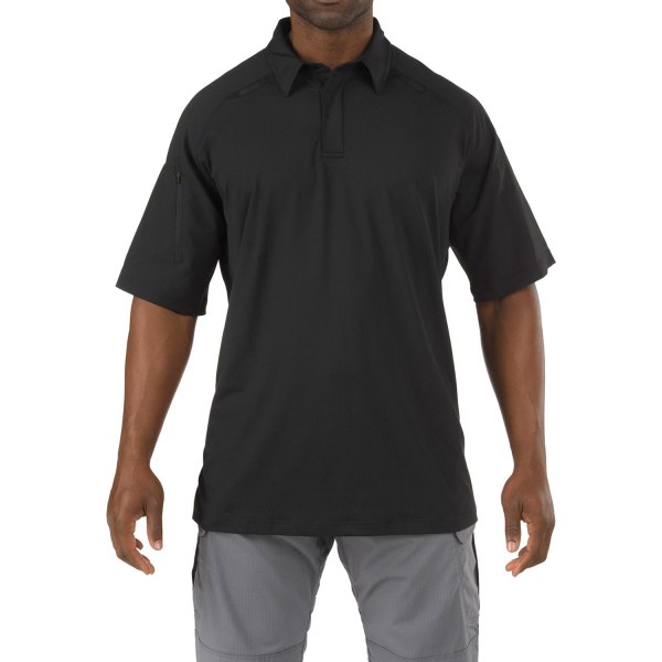 5.11 Tactical® - Rapid Performance Men's Large Black Polo Shirt