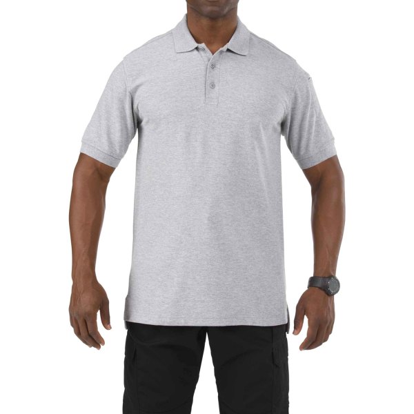 5.11 Tactical® - Utility Men's 3X-Large Heather Gray Regular Polo Shirt