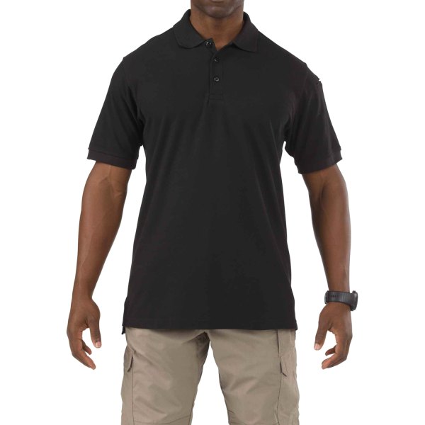 black polo shirt 3xl