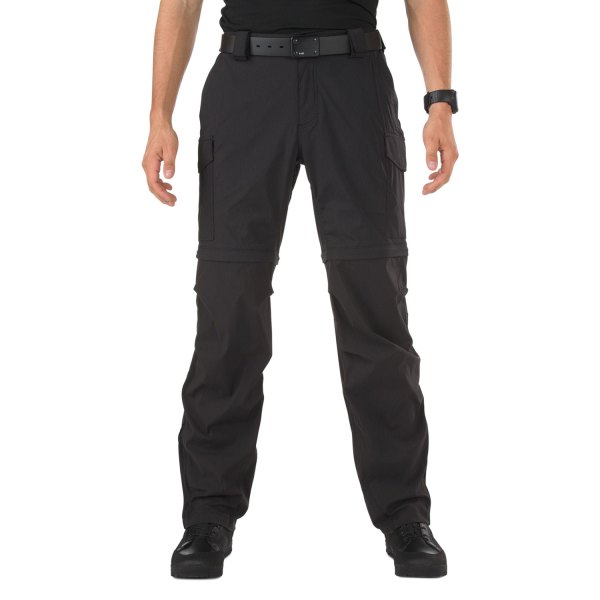 5.11 Tactical® - Bike Patrol Men's Black Zip-Off Pants (32" Waist, 30" Inseam)