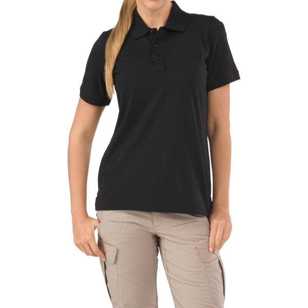 5.11 Tactical® - Tactical Jersey Women's Large Black Polo Shirt