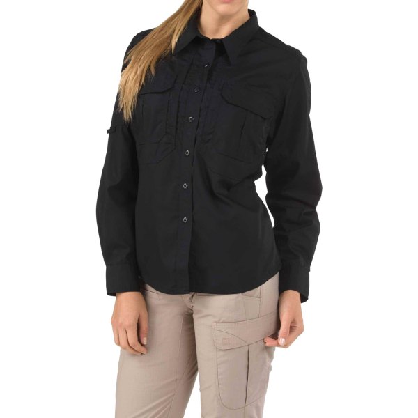 5.11 Tactical® - TACLITE™ Pro Women's Large Black Long Sleeve Shirt