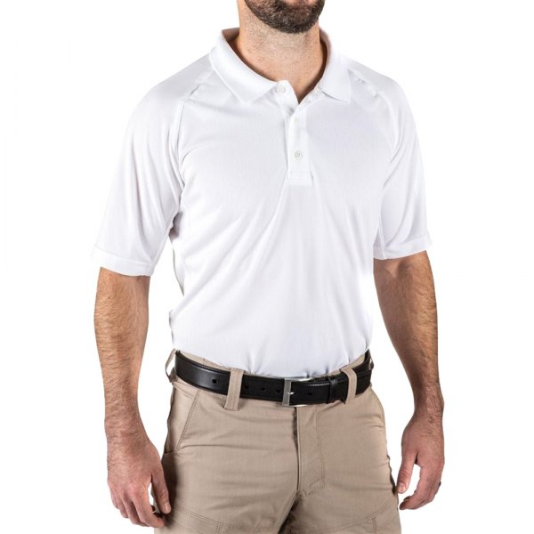 5.11 Tactical® - Performance Men's X-Large White Regular Polo Shirt
