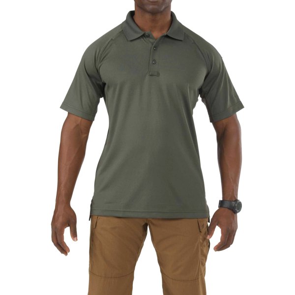5.11 Tactical® - Performance Men's Small TDU Green Regular Polo Shirt