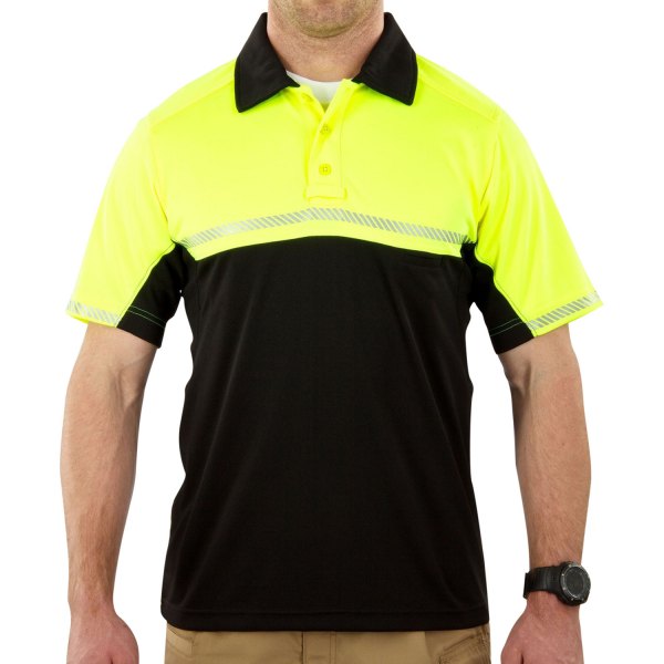 5.11 Tactical® - Bike Patrol Men's 3X-Large Reflective Yellow Polo Shirt