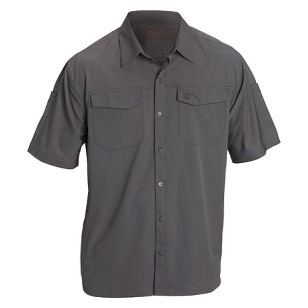 5.11 Tactical® - Freedom Flex Men's Large Storm Woven Short Sleeve Shirt