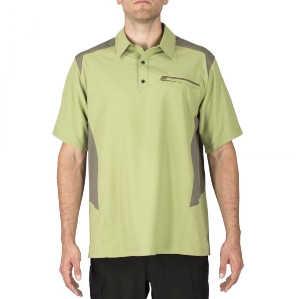 5.11 Tactical® - Freedom Flex Men's Small Mosstone Polo Shirt