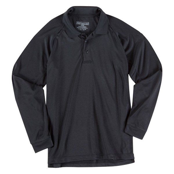 5.11 Tactical® - Performance Men's 3X-Large Black Tall Long Sleeve Polo Shirt