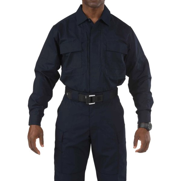 5.11 Tactical® - TACLITE™ TDU™ Men's Small Dark Navy Regular Long Sleeve Shirt