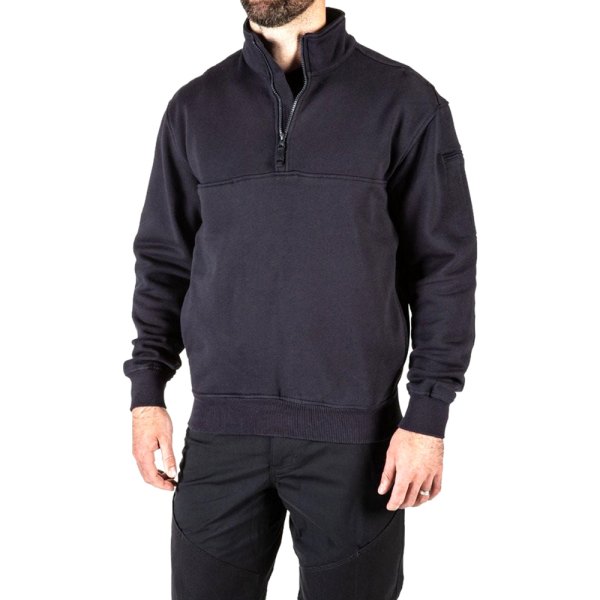 5.11 Tactical® - Men's 3X-Large Fire Navy Regular Job Shirt with 1/4 Zip