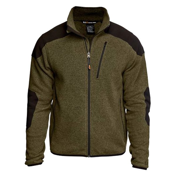 5.11 Tactical® - Tactical™ Men's Large Field Green Sweater with Full Zip