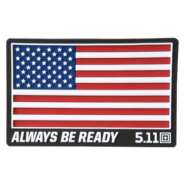 5.11 Tactical® - USA Flag Red Rubber Patch