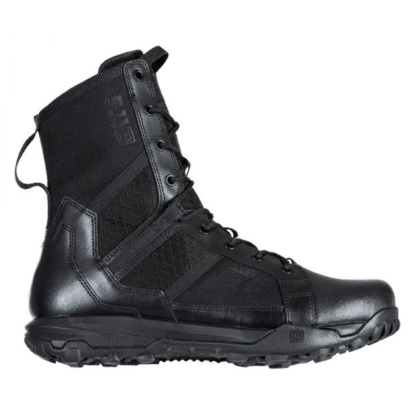 5.11 Tactical® - 5.11 A.T.L.A.S. Men's 8 Black 8" Regular Width Boots with Side Zip