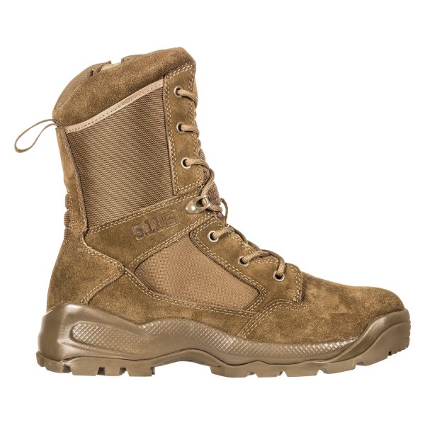 5.11 Tactical® - A.T.A.C.™ 2.0 Desert Men's 11.5 Dark Coyote 8" Wide Boots with Side Zip