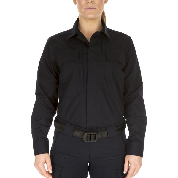 5.11 Tactical® - TACLITE™ TDU™ Women's Small Dark Navy Long Sleeve Shirt