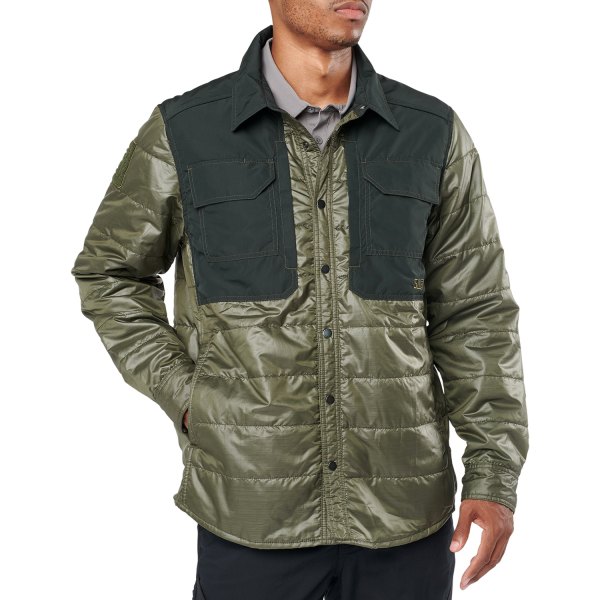 5.11 Tactical® - Peninsula Men's Small Moss Heather Insulator Shirt Jacket
