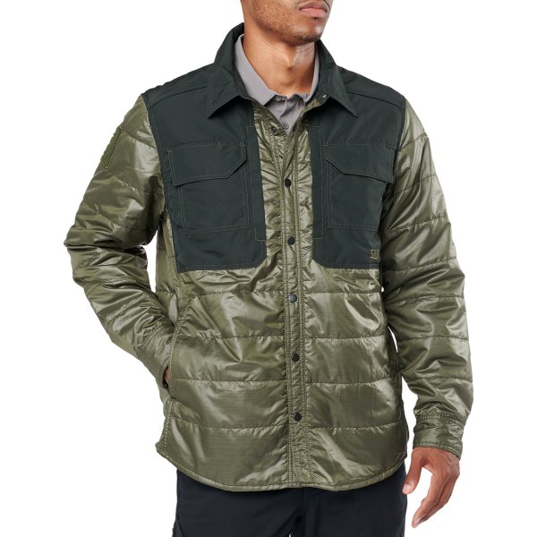 5.11 Tactical® - Peninsula Men's X-Small Moss Heather Insulator Shirt Jacket
