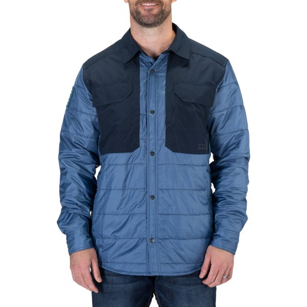 5.11 Tactical® - Peninsula Men's Large Ensign Blue Heather Insulator Shirt Jacket