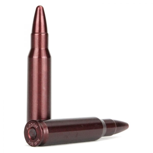 A-Zoom® - .308 Winchester Red Rifle Snap Caps, 2 Pieces