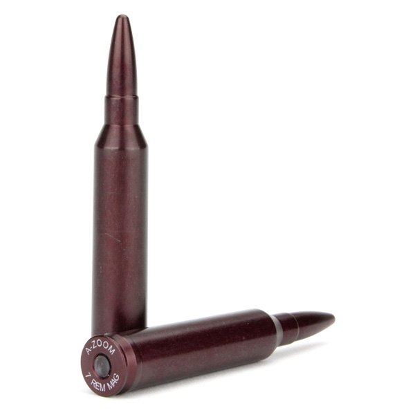 A-Zoom® - 7 mm Remington Magnum Red Rifle Snap Caps, 2 Pieces