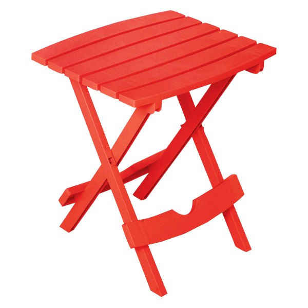 Adams® - Quik-Fold™ Cherry Red Side Camp Table
