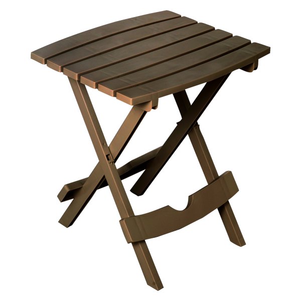 Adams® - Quik-Fold™ Earth Brown Side Camp Table