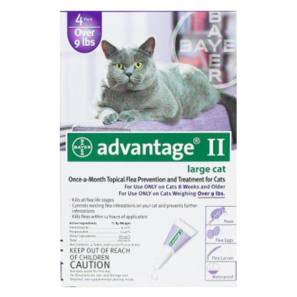 Advantage® - 4-Months Supply Flea Control for Cats and Kittens over 9 lb