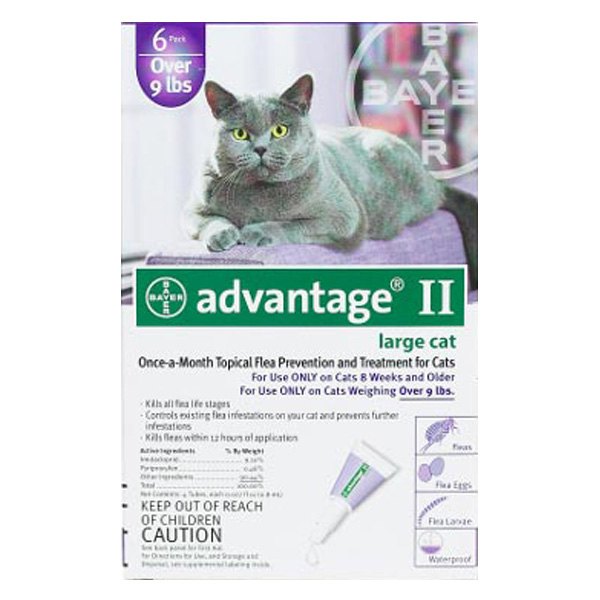 Advantage® - 6-Months Supply Flea Control for Cats and Kittens over 9 lb