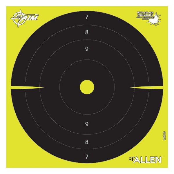 Allen Company® - EZ-Aim™ Non-Adhesive Splash Bullseye Target