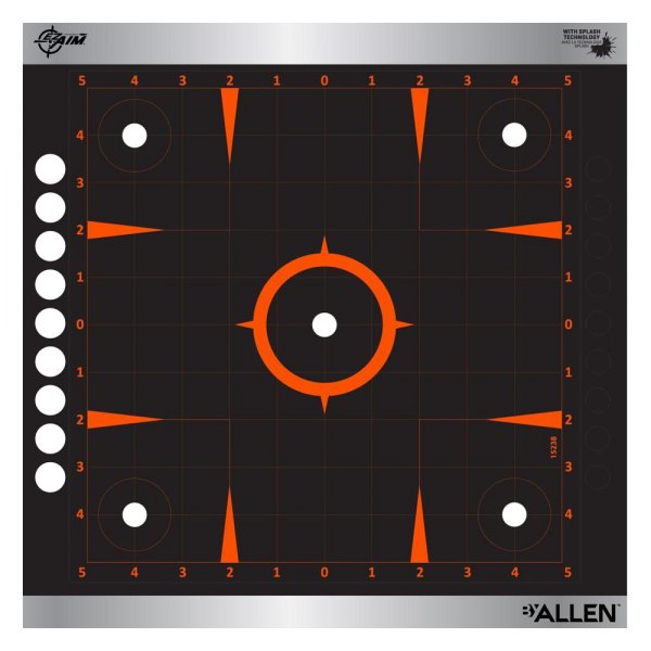 Allen Company® - EZ-Aim™ Reflective Adhesive Sight Grid Target