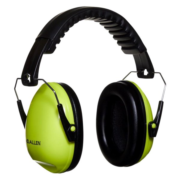 Allen Company® - Youth Sound™ 21 dB Black/Chartreuse Passive Shield Earmuffs