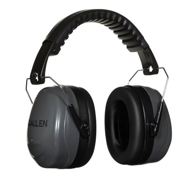 Allen Company® - Sound Defender Foldable 26 dB Gray/Black Passive Earmuffs