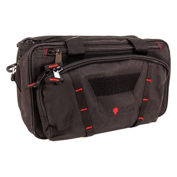 Allen Company® - Tac6 Tactical Sporter 15" x 8" x 8.5" Black/Red Endura Fabric Soft Range Bag