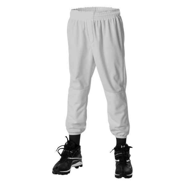 Alleson Athletic® - Youth Pull Up X-Large Gray Baseball Pants